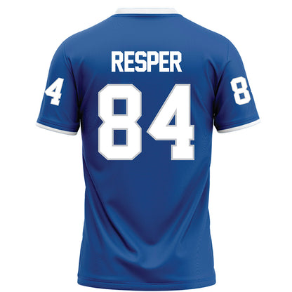 MTSU - NCAA Football : Tyson Resper - Blue Football Jersey-1