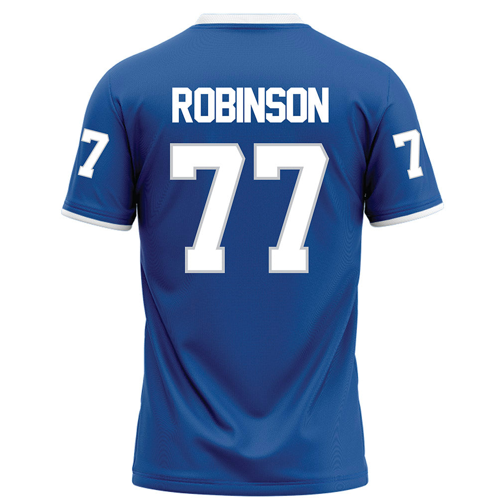 MTSU - NCAA Football : jaylen robinson - Blue Football Jersey