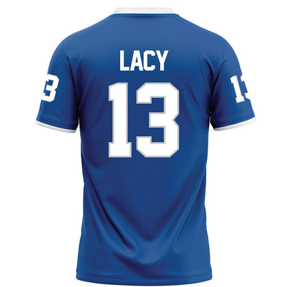 MTSU - NCAA Football : Cam Lacy - Blue Football Jersey-1