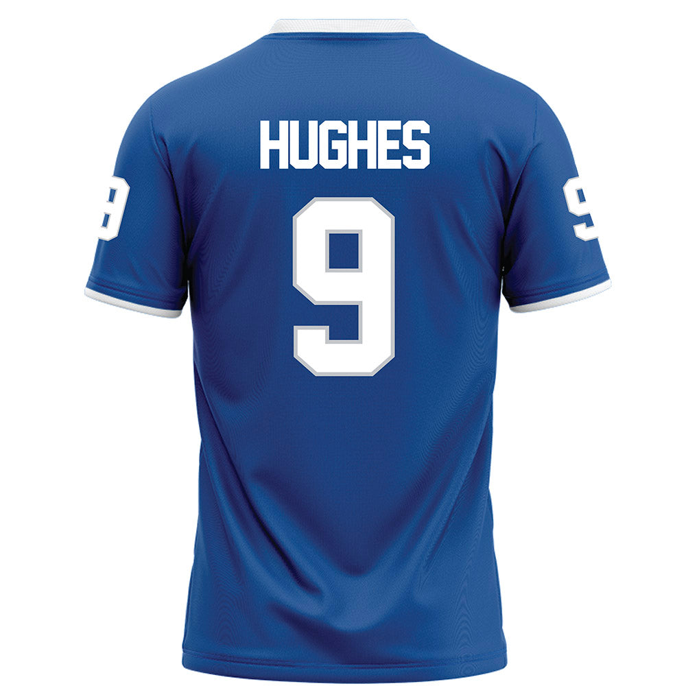 MTSU - NCAA Football : Parker Hughes - Blue Football Jersey