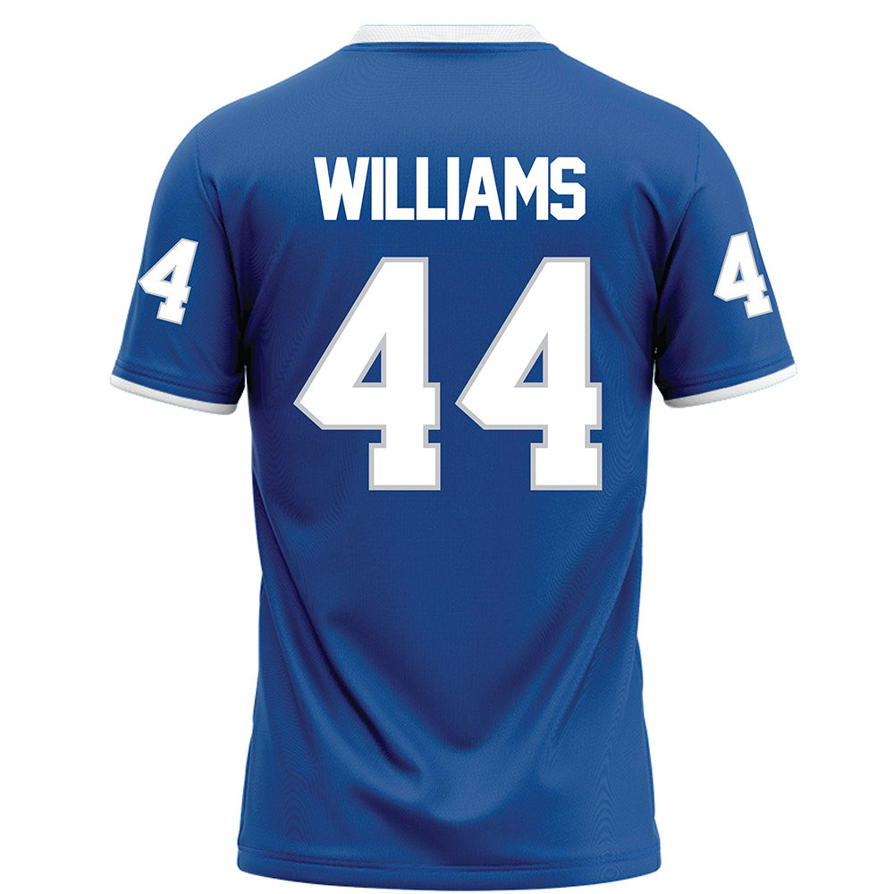 MTSU - NCAA Football : Jayden Williams - Blue Football Jersey-1