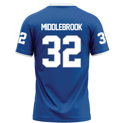 MTSU - NCAA Football : Jekail Middlebrook - Blue Football Jersey