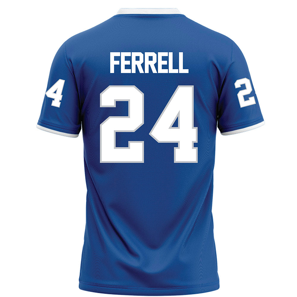 MTSU - NCAA Football : Trevon Ferrell - Blue Football Jersey