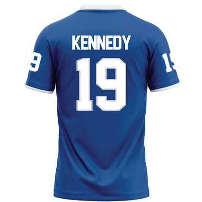 MTSU - NCAA Football : Locke Kennedy - Blue Football Jersey-1