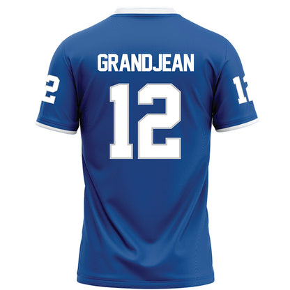 MTSU - NCAA Football : Peter Grandjean - Blue Football Jersey-1