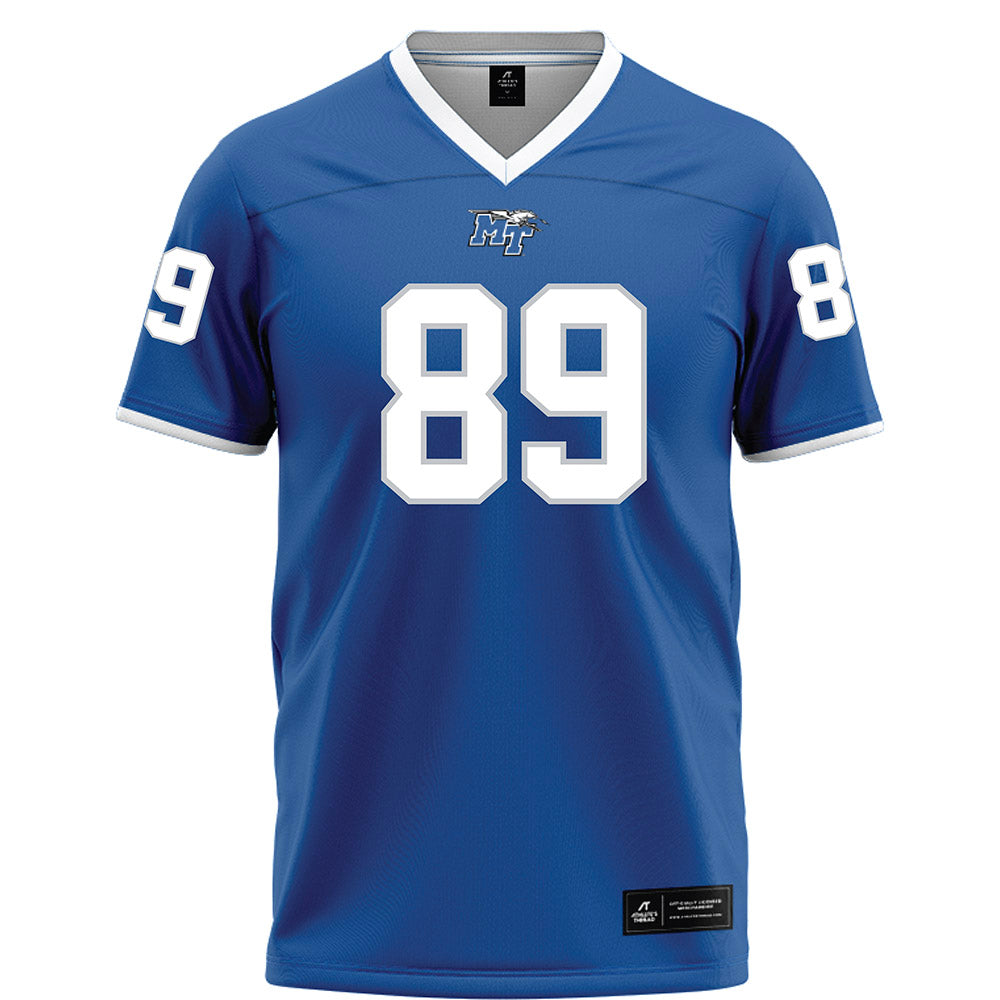 MTSU - NCAA Football : Darnell Malpress - Blue Football Jersey-0