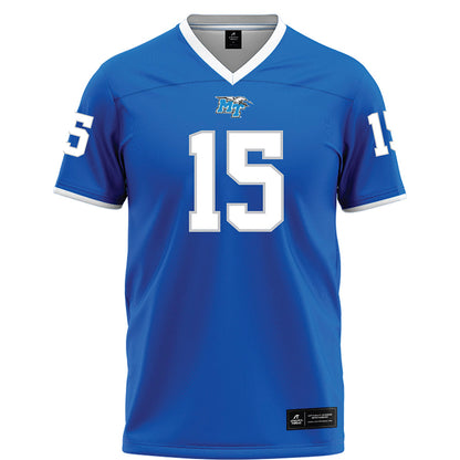 MTSU - NCAA Football : Josh Evans - Football Jersey