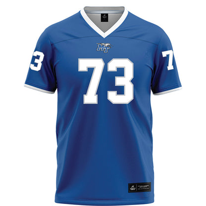 MTSU - NCAA Football : Joseph Habinowski - Blue Football Jersey-0