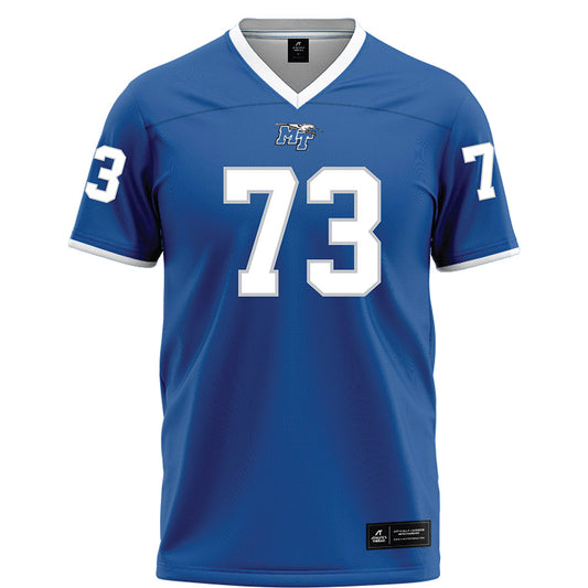 MTSU - NCAA Football : Joseph Habinowski - Blue Football Jersey-0