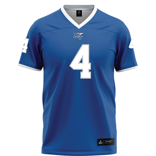 MTSU - NCAA Football : James Monds III - Blue Football Jersey