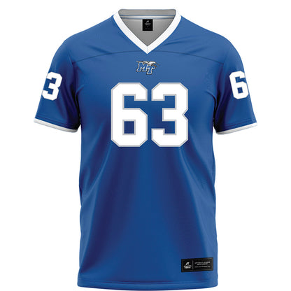 MTSU - NCAA Football : Alexander Gale - Blue Football Jersey