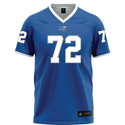 MTSU - NCAA Football : Jacob Otts - Blue Football Jersey-0