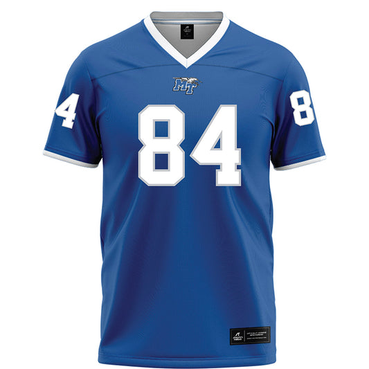 MTSU - NCAA Football : Tyson Resper - Blue Football Jersey-0