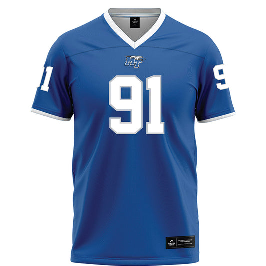 MTSU - NCAA Football : Felix Hixon - Blue Football Jersey