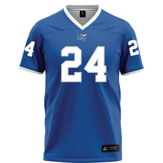 MTSU - NCAA Football : Trevon Ferrell - Blue Football Jersey