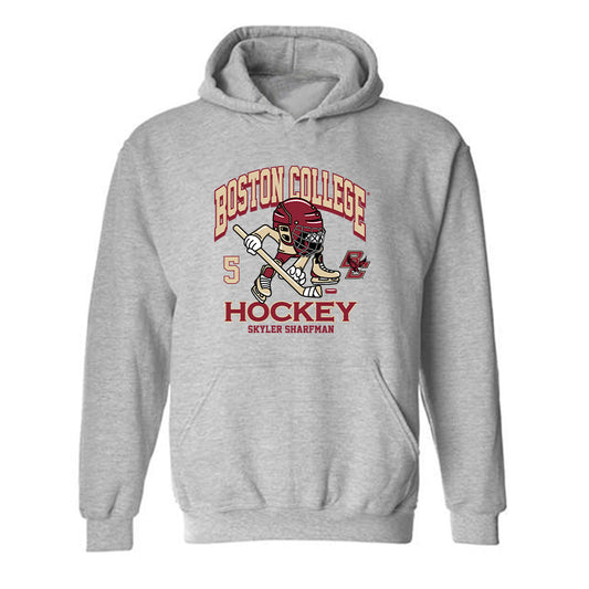 Boston College - NCAA Women's Ice Hockey : Skyler Sharfman - Fashion Shersey Hooded Sweatshirt