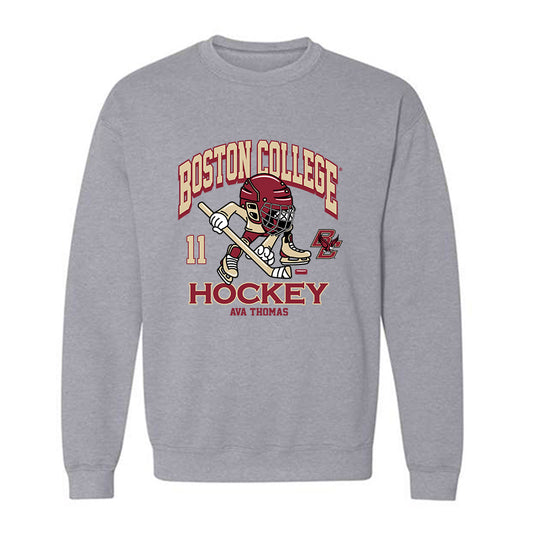 Boston College - NCAA Women's Ice Hockey : Ava Thomas - Fashion Shersey Crewneck Sweatshirt-0