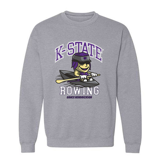 Kansas State - NCAA Women's Rowing : Grace Hendrickson - Fashion Shersey Crewneck Sweatshirt-0
