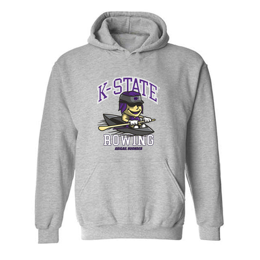 Kansas State - NCAA Women's Rowing : Abigail Huonder - Fashion Shersey Hooded Sweatshirt-0