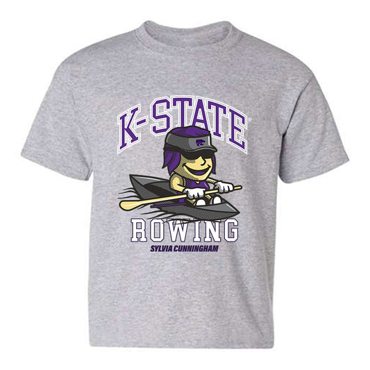 Kansas State - NCAA Women's Rowing : Sylvia Cunningham - Fashion Shersey Youth T-Shirt-0