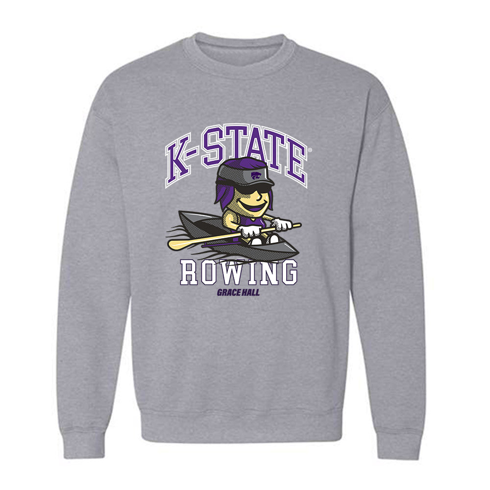 Kansas State - NCAA Women's Rowing : Grace Hall - Fashion Shersey Crewneck Sweatshirt-0