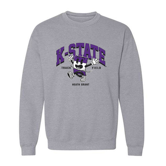 Kansas State - NCAA Men's Track & Field : Heath Grant - Fashion Shersey Crewneck Sweatshirt-0