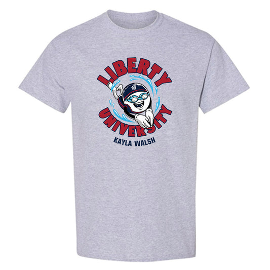 Liberty - NCAA Women's Swimming & Diving : Kayla Walsh - Fashion Shersey T-Shirt-0