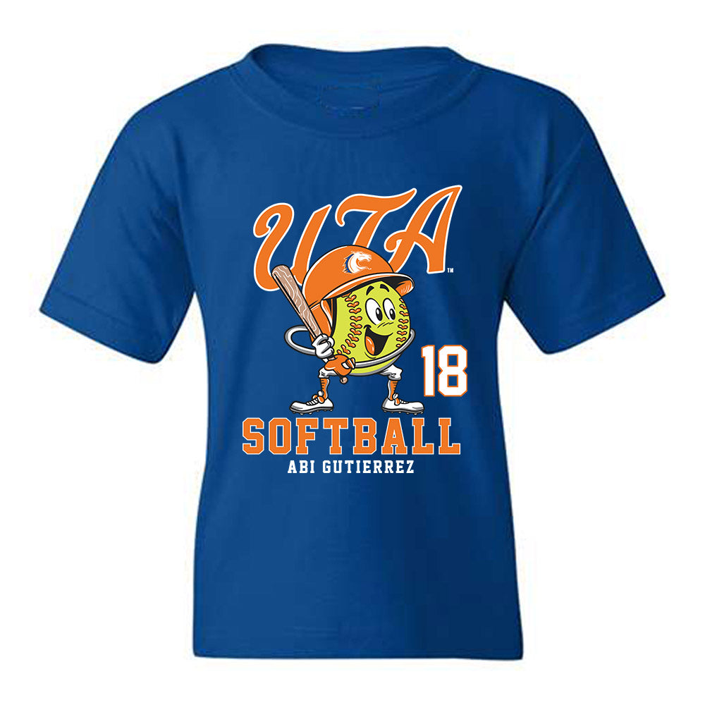 Texas Arlington - NCAA Softball : Abi Gutierrez - Fashion Shersey Youth T-Shirt-0