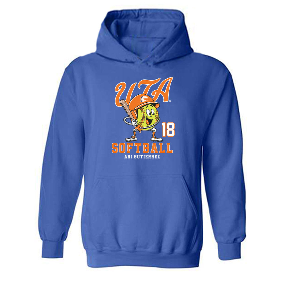 Texas Arlington - NCAA Softball : Abi Gutierrez - Fashion Shersey Hooded Sweatshirt-0