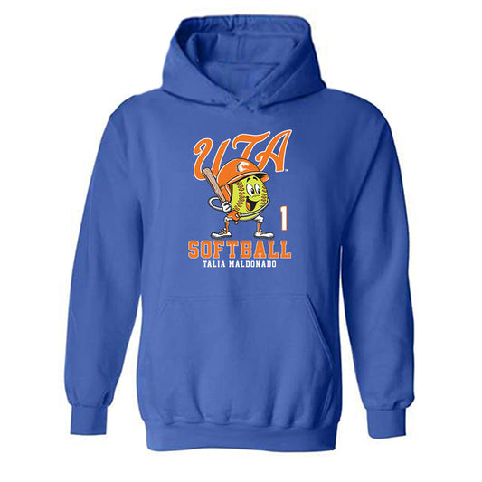 Texas Arlington - NCAA Softball : Talia Maldonado - Fashion Shersey Hooded Sweatshirt-0