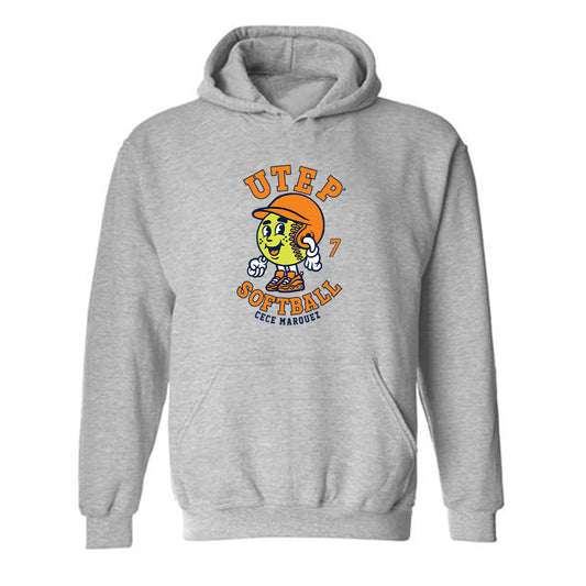 UTEP - NCAA Softball : Cece Marquez - Fashion Shersey Hooded Sweatshirt