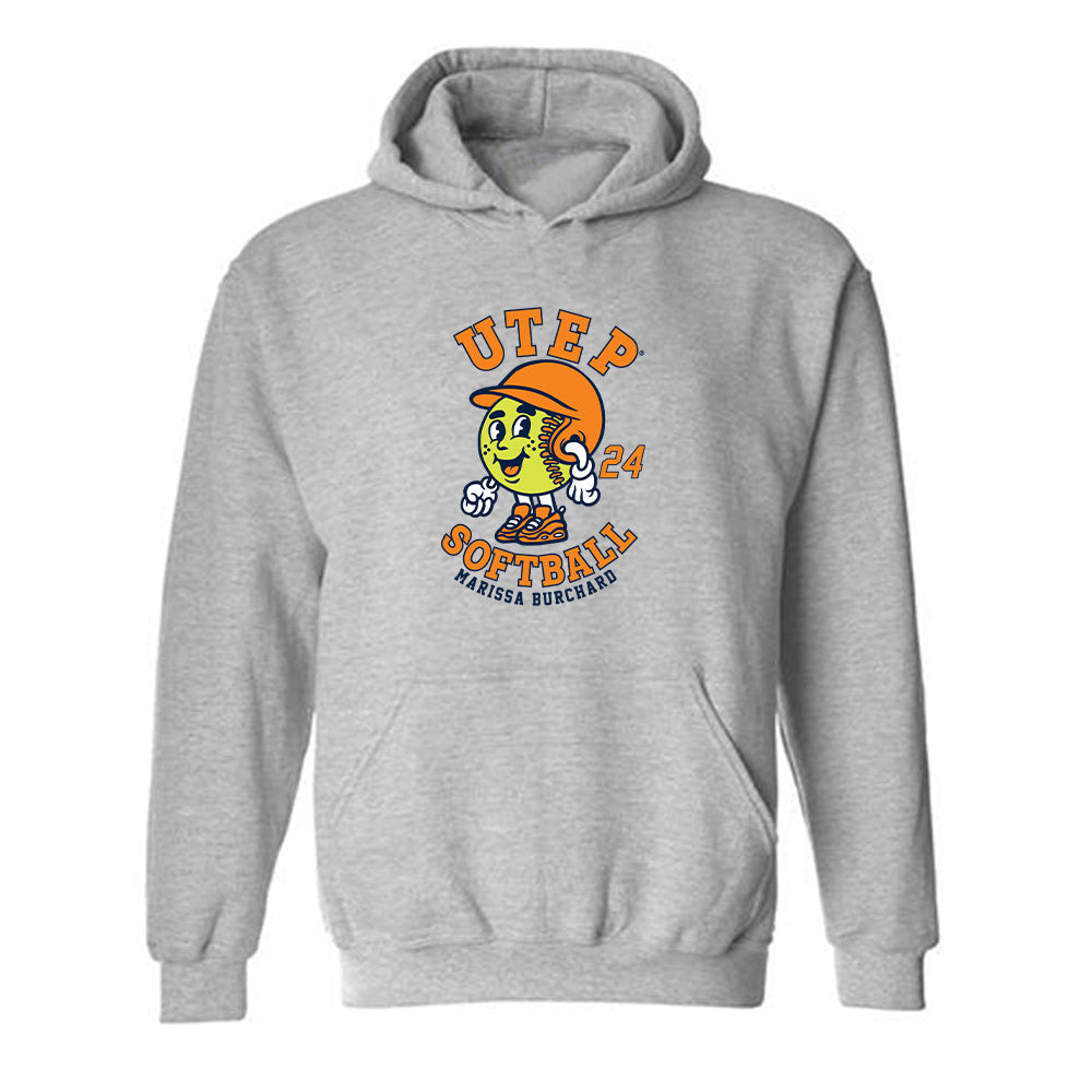 UTEP - NCAA Softball : Marissa Burchard - Fashion Shersey Hooded Sweatshirt