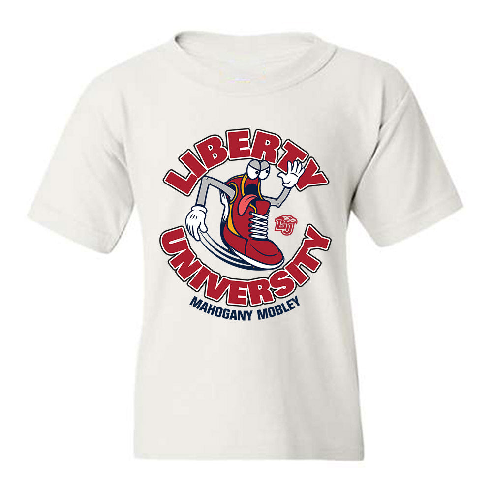 Liberty - NCAA Women's Track & Field : Mahogany Mobley - Fashion Shersey Youth T-Shirt-0