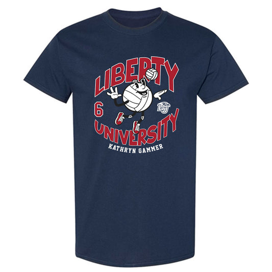 Liberty - NCAA Women's Volleyball : Kathryn Gammer - Fashion Shersey T-Shirt