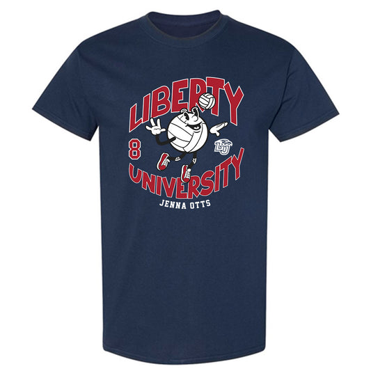Liberty - NCAA Women's Volleyball : Jenna Otts - Fashion Shersey T-Shirt-0