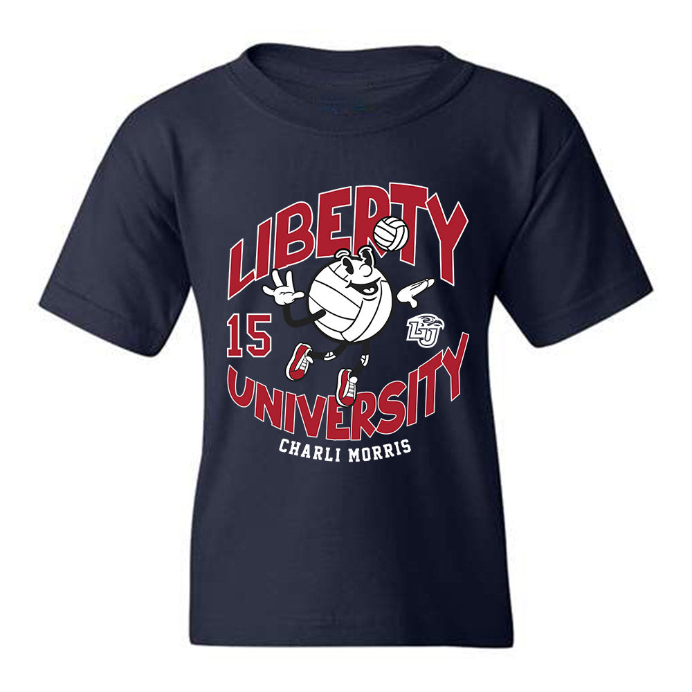 Liberty - NCAA Women's Volleyball : Charli Morris - Fashion Shersey Youth T-Shirt