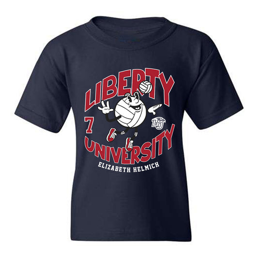 Liberty - NCAA Women's Volleyball : Elizabeth Helmich - Fashion Shersey Youth T-Shirt