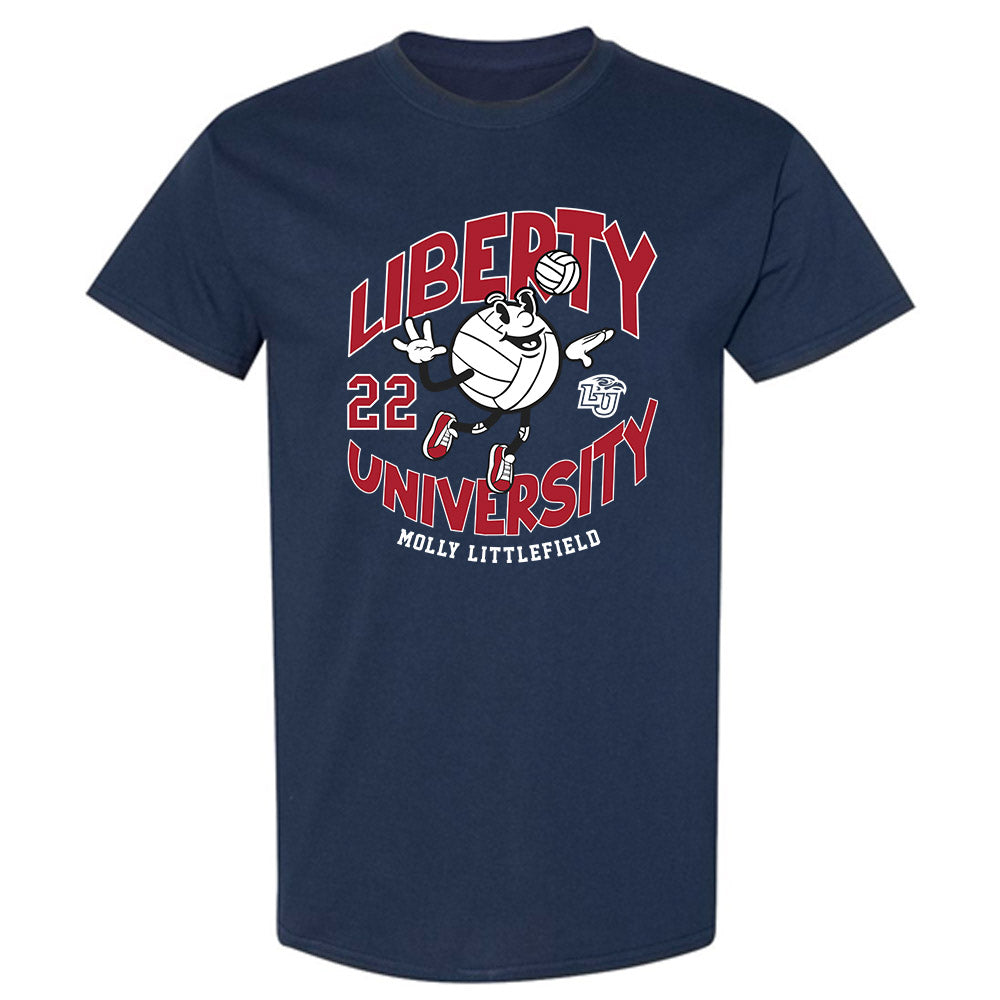 Liberty - NCAA Women's Volleyball : Molly Littlefield - Fashion Shersey T-Shirt-0