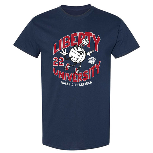 Liberty - NCAA Women's Volleyball : Molly Littlefield - Fashion Shersey T-Shirt-0