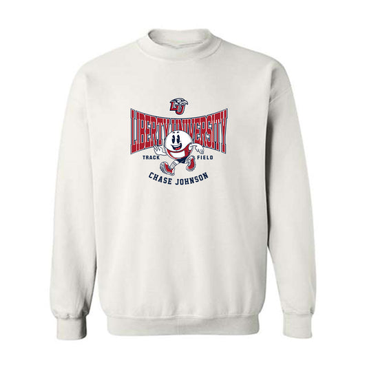 Liberty - NCAA Men's Track & Field : Chase Johnson - Fashion Shersey Crewneck Sweatshirt-0