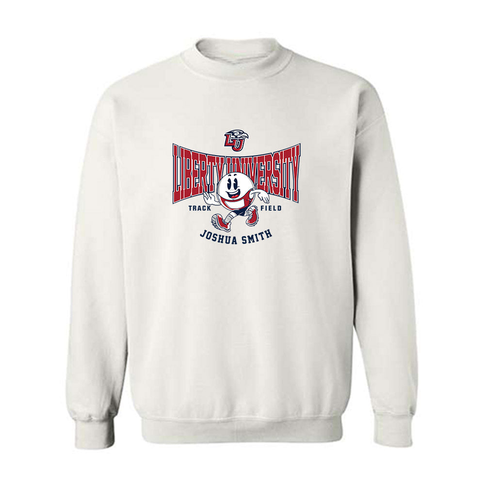 Liberty - NCAA Men's Track & Field : Joshua Smith - Fashion Shersey Crewneck Sweatshirt-0