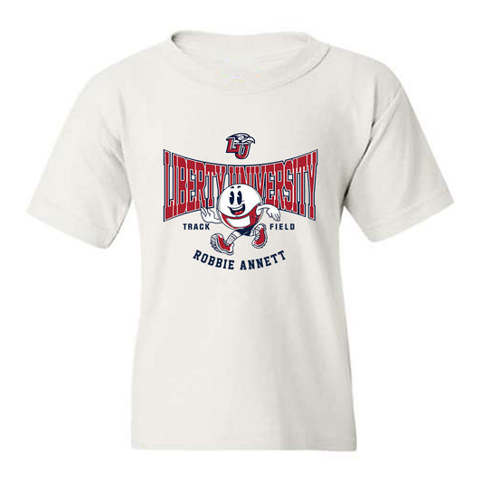 Liberty - NCAA Men's Track & Field : Robbie Annett - Fashion Shersey Youth T-Shirt-0