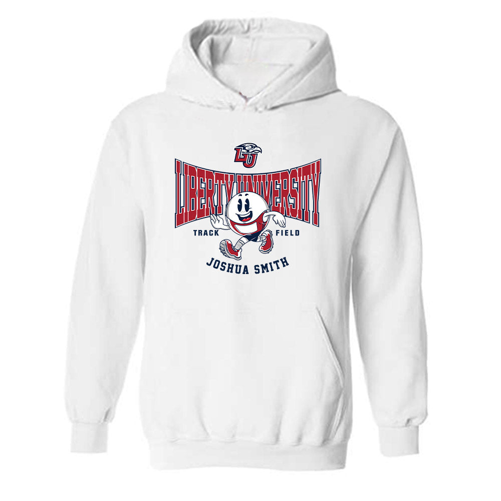 Liberty - NCAA Men's Track & Field : Joshua Smith - Fashion Shersey Hooded Sweatshirt-0