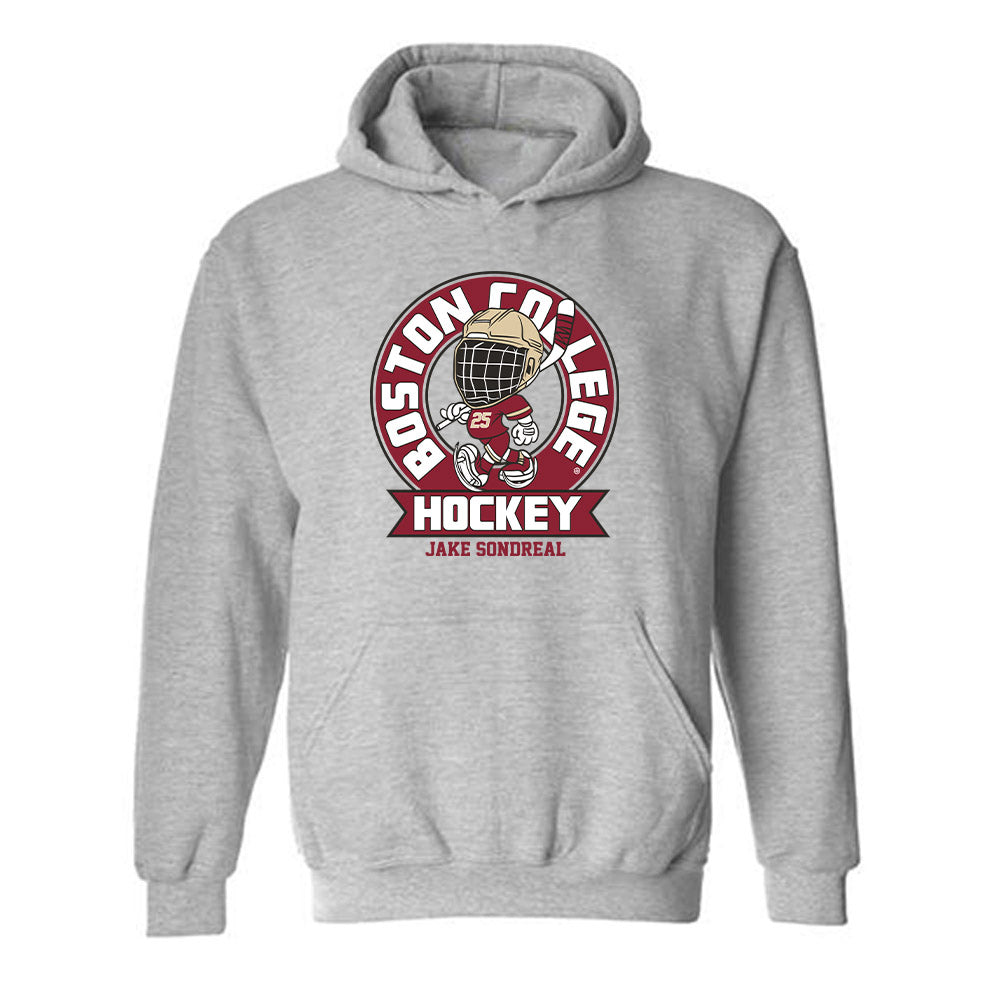 Boston College - NCAA Men's Ice Hockey : Jake Sondreal - Hooded Sweatshirt-0