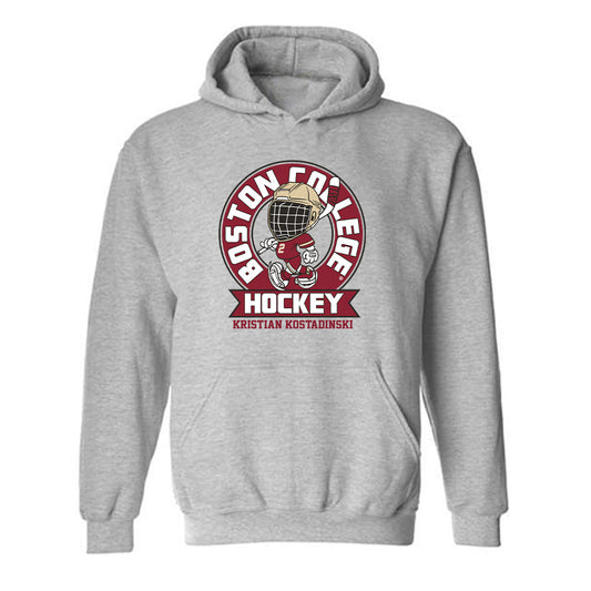 Boston College - NCAA Men's Ice Hockey : Kristian Kostadinski - Hooded Sweatshirt-0