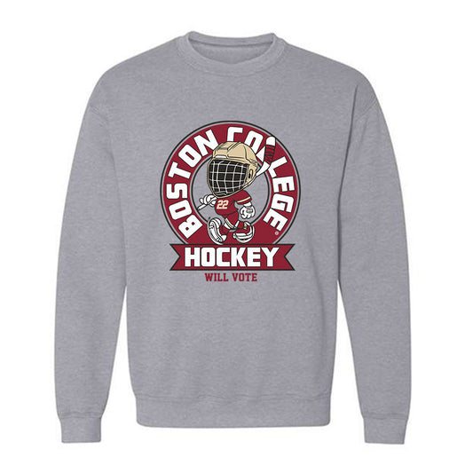 Boston College - NCAA Men's Ice Hockey : Will Vote - Crewneck Sweatshirt Fashion Shersey