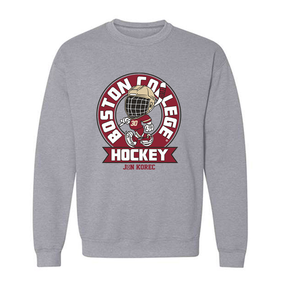 Boston College - NCAA Men's Ice Hockey : JÃ¡n Korec - Crewneck Sweatshirt Fashion Shersey