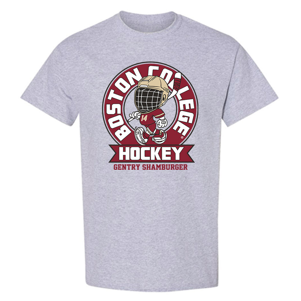 Boston College - NCAA Men's Ice Hockey : Gentry Shamburger - T-Shirt-0