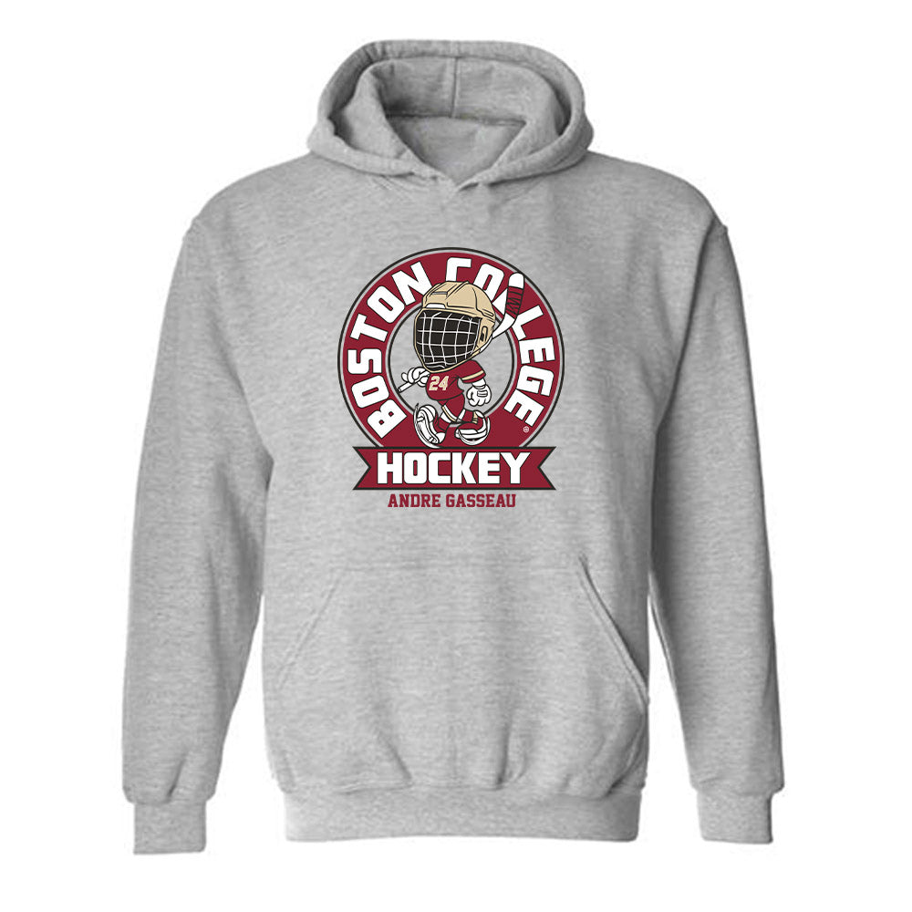 Boston College - NCAA Men's Ice Hockey : Andre Gasseau - Hooded Sweatshirt Fashion Shersey