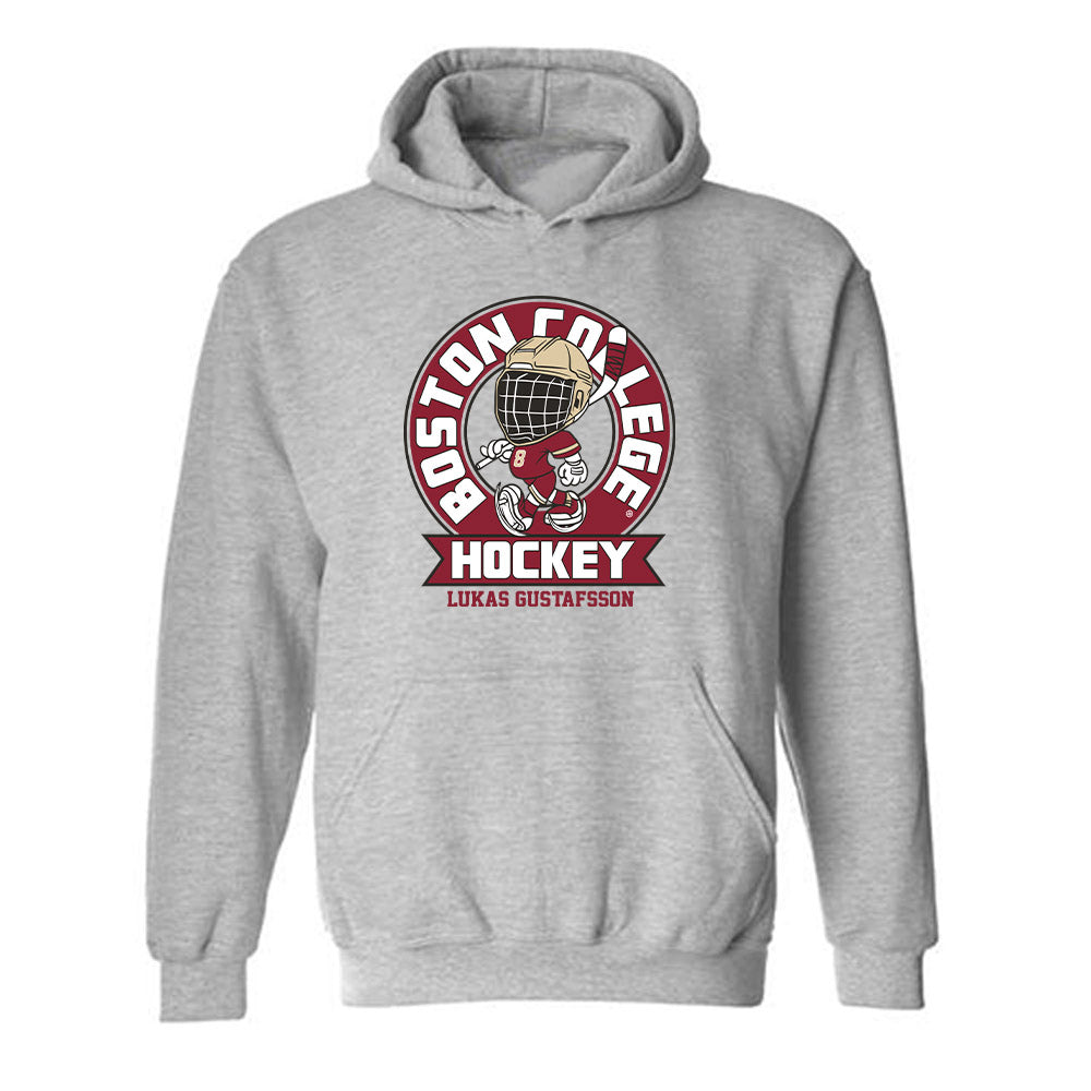 Boston College - NCAA Men's Ice Hockey : Lukas Gustafsson - Hooded Sweatshirt Fashion Shersey